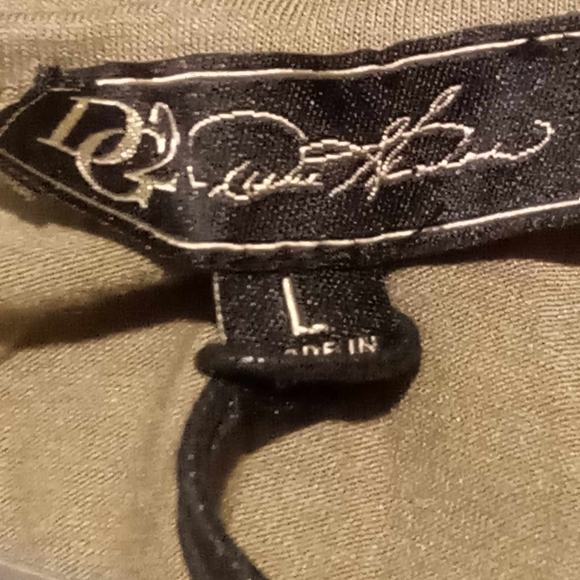 DG2 olive print large tiered tank - Picture 8 of 10